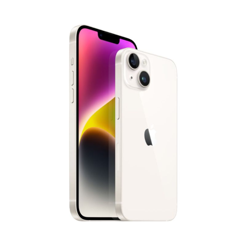 iPhone 14 128GB Blanco E-SIM Reacondicionado Grado A + Diadema Genérica.