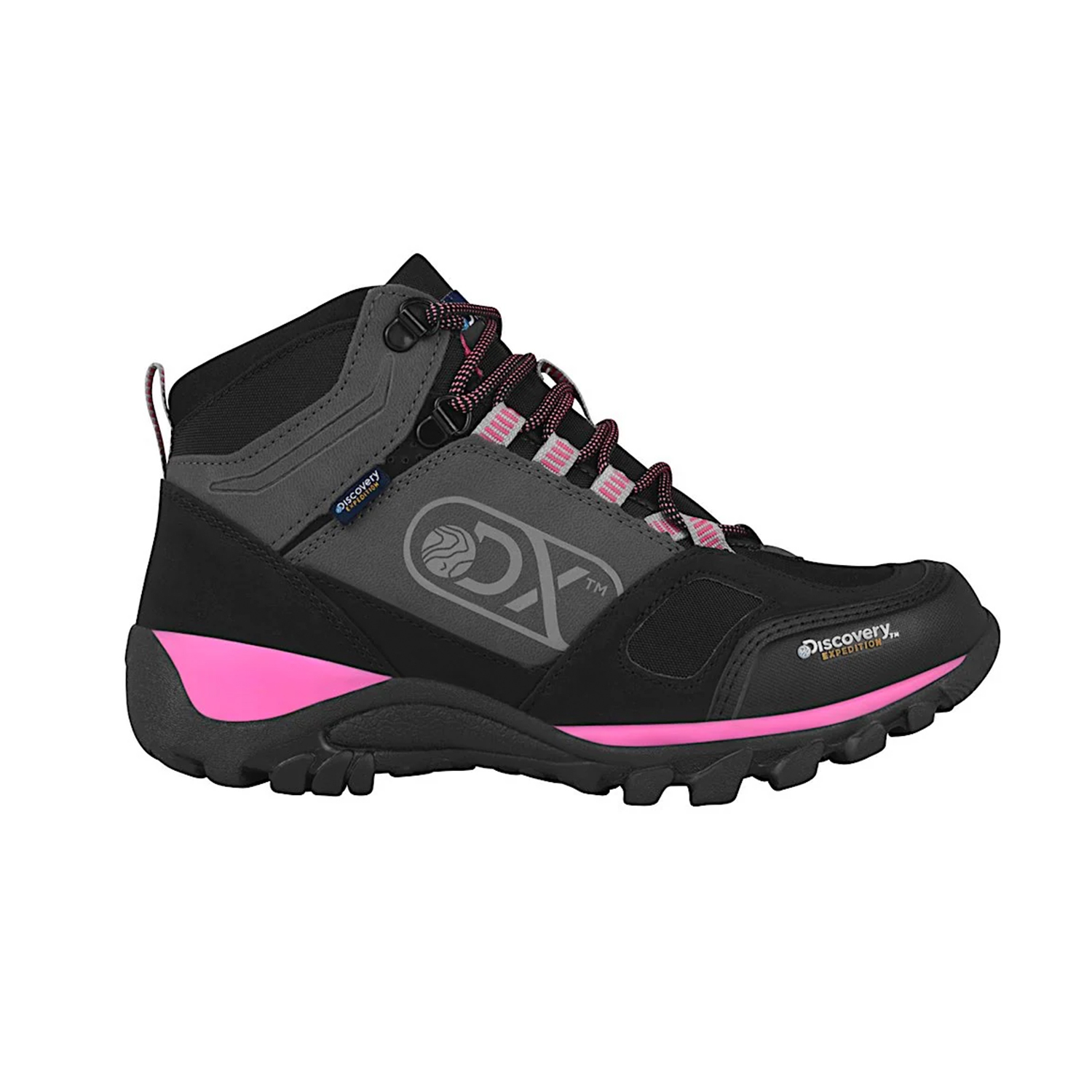 Bota Hiking Discovery Expedition Sochi 1963 Negro Rosa Dama.