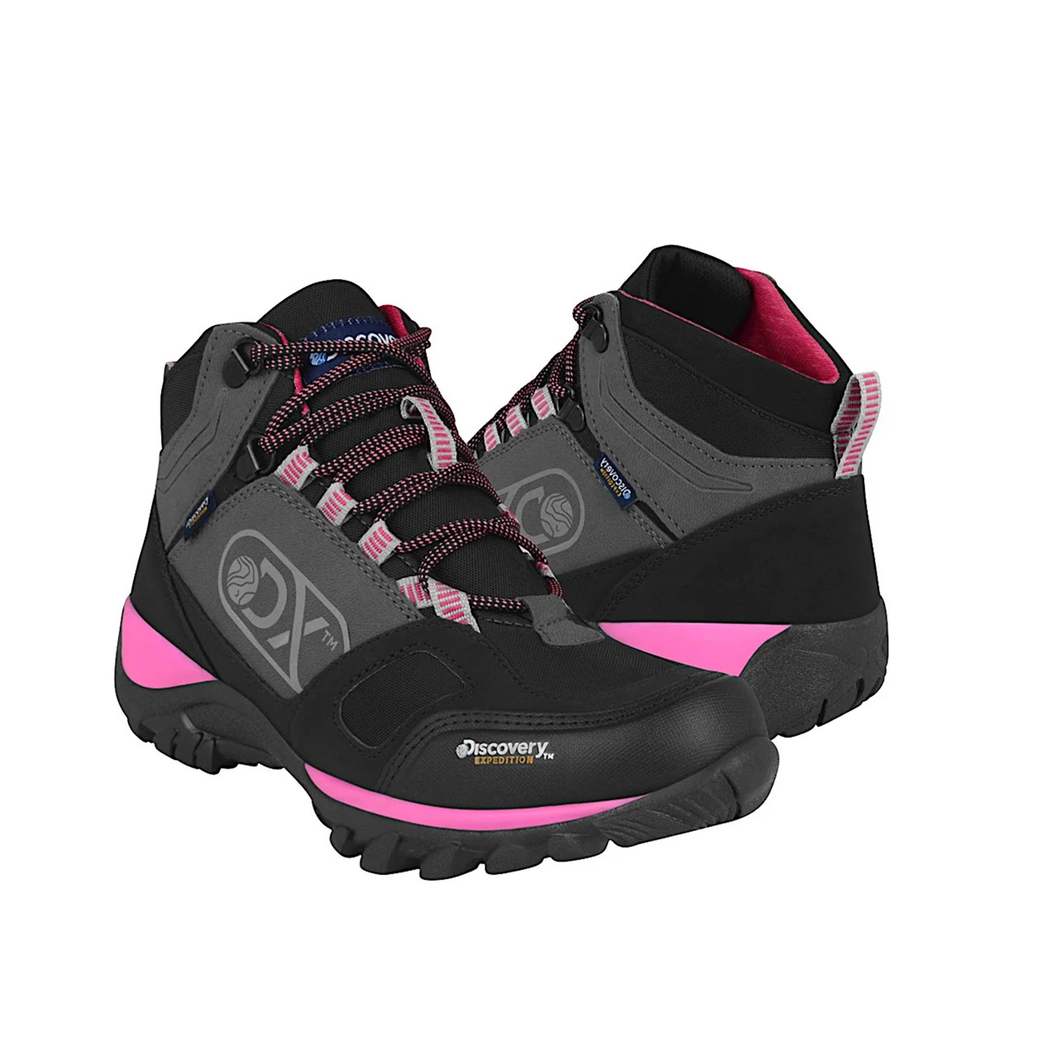 Bota Hiking Discovery Expedition Sochi 1963 Negro Rosa Dama.