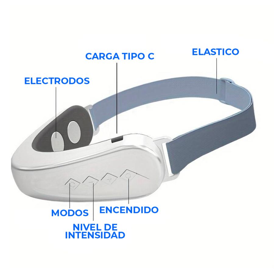 Masajeador Facial de Electrodos Antiarrugas  V-Face.