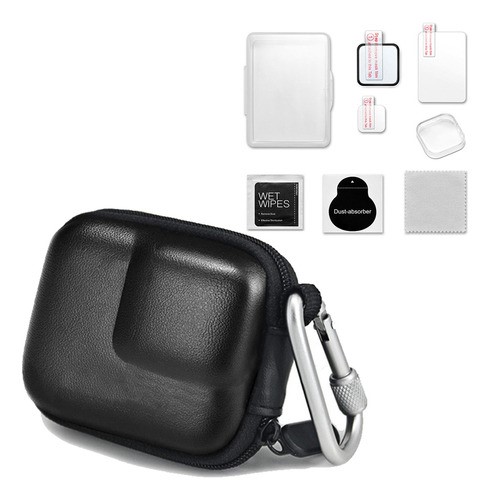 "Funda Mini Pu Para Gopro Hero 12 11 10 9 8 7 6 5 Black Case negro  ".