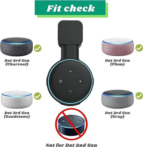 "Soporte De Pared Amazon Alexa Echo Dot Tercera Generación "