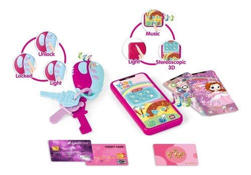"Juego De Juguetes Para Vestir, 17 Unidades Rosa "