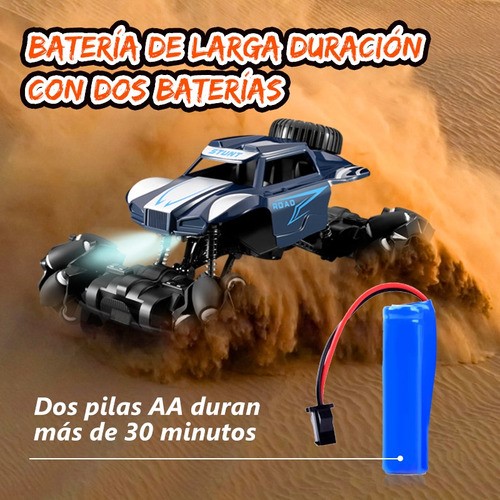"Carros De Control Remoto Todoterreno 24cm Juguete Azul con Negro ".