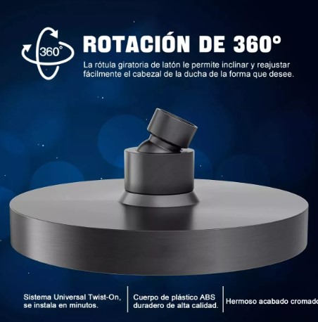 Regader Ducha De Lluvia De Alta Presión Cabezal De Ducha De Acero T