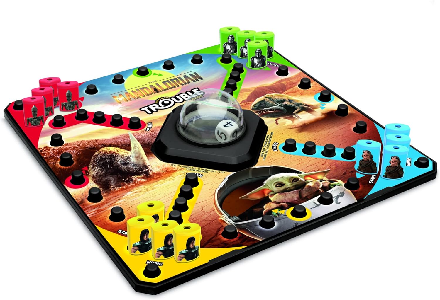 Hasbro Gaming Trouble Star Wars The Mandalorian Edition Juego de Mesa