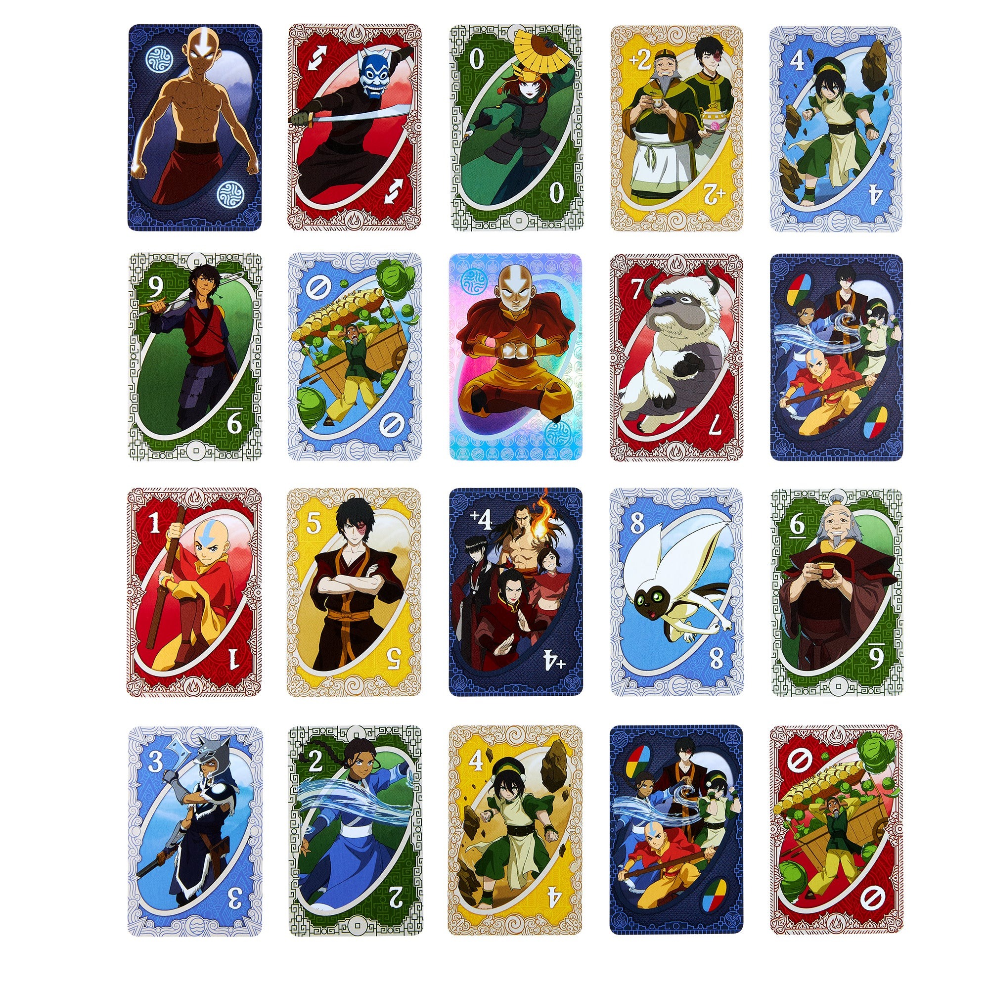 UNO Fandom Avatar The Last Airbender Juego 2 a 10 Jugadores ORIGINAL