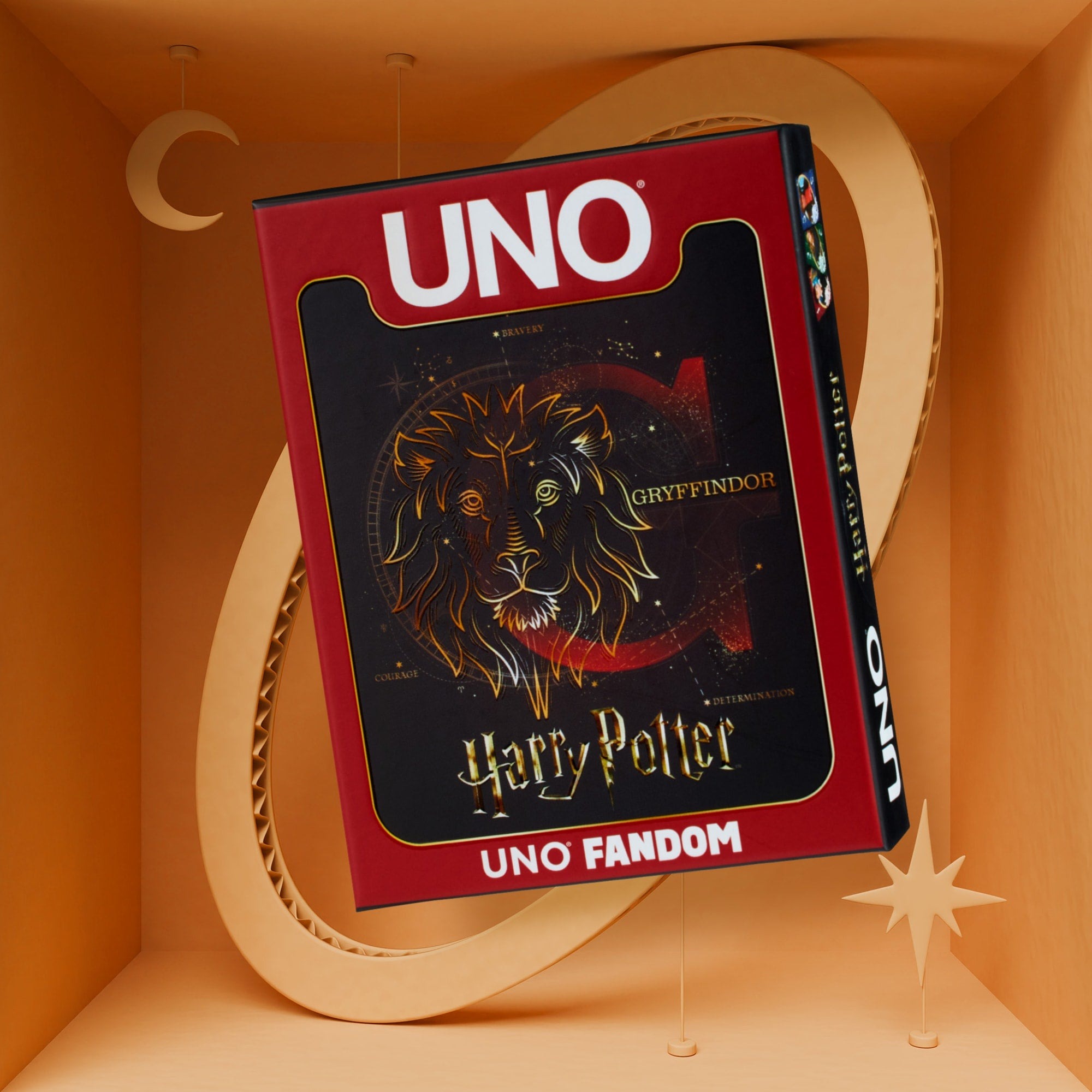UNO Fandom Harry Potter Gryffindor Juego 2 a 10 Jugadores ORIGINAL.