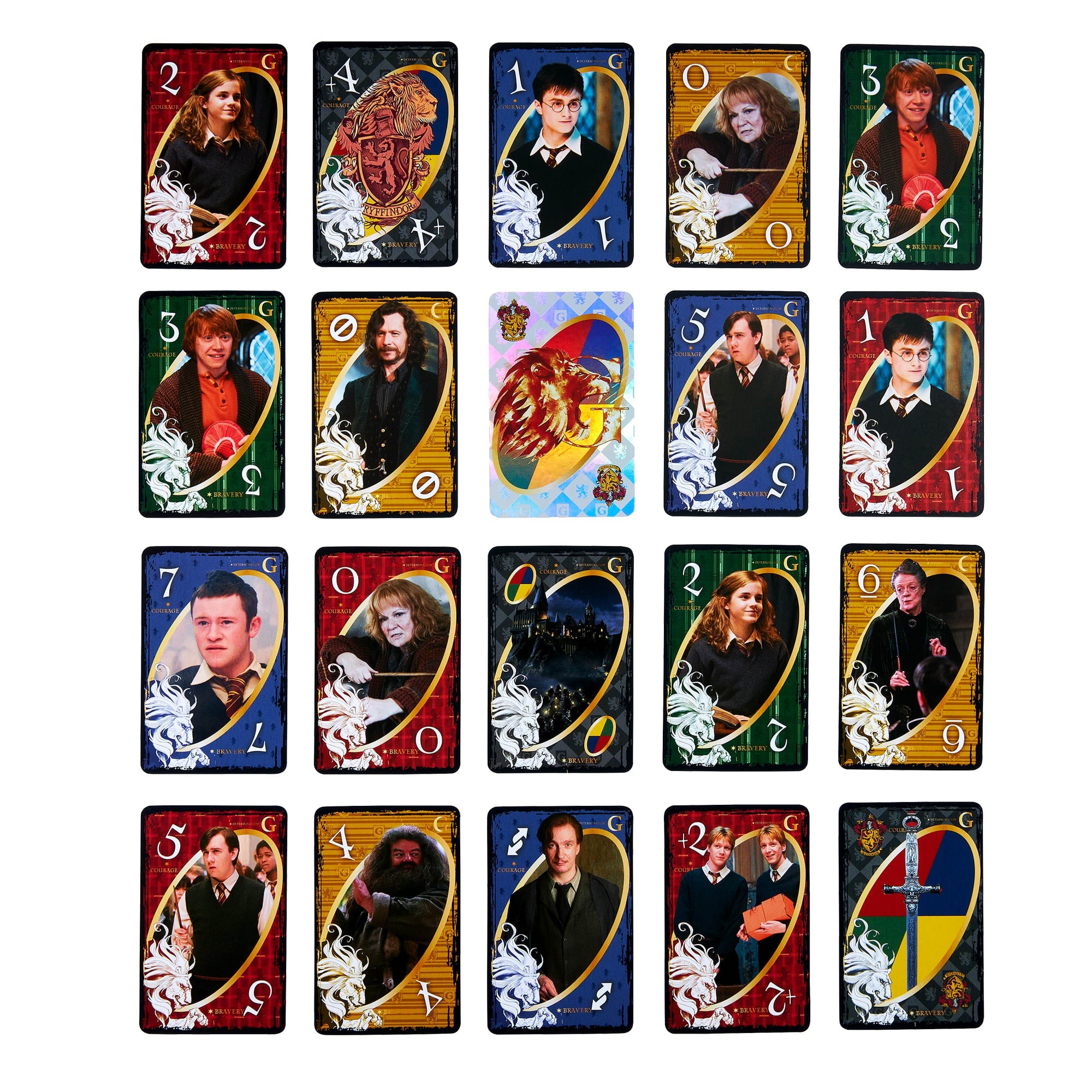 UNO Fandom Harry Potter Gryffindor Juego 2 a 10 Jugadores ORIGINAL.