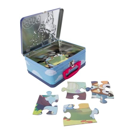 Lonchera Bluey Bingo Rompecabezas 24 Piezas.