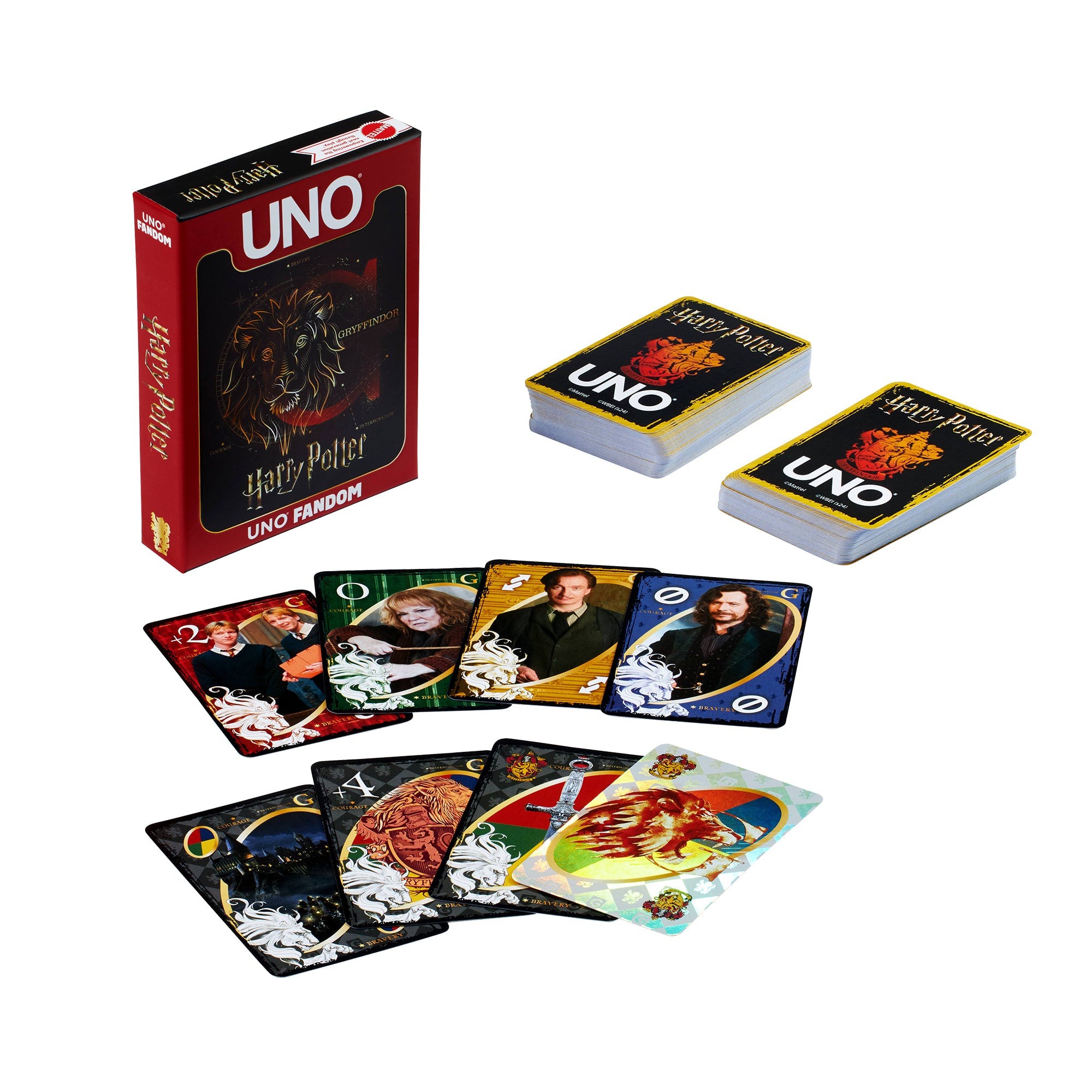 UNO Fandom Harry Potter Gryffindor Juego 2 a 10 Jugadores ORIGINAL.