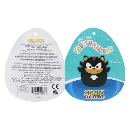 Peluche Sonic The Hedgehog Shadow Squishmallows Original Juguete Regalo