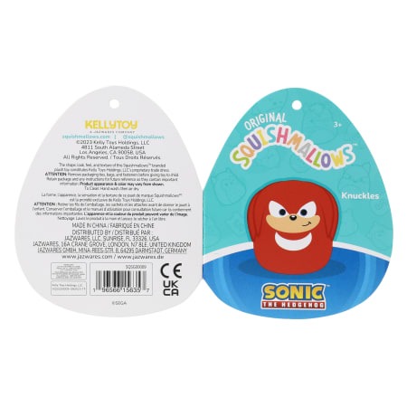 Peluche Sonic The Hedgehog Knuckles Squishmallows Original Juguete Regalo.