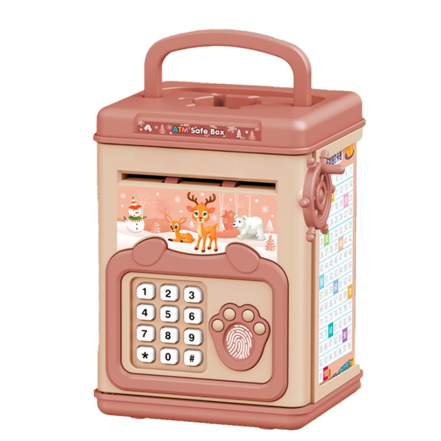 Alcancia Electronica con clave de seguridad para niña.