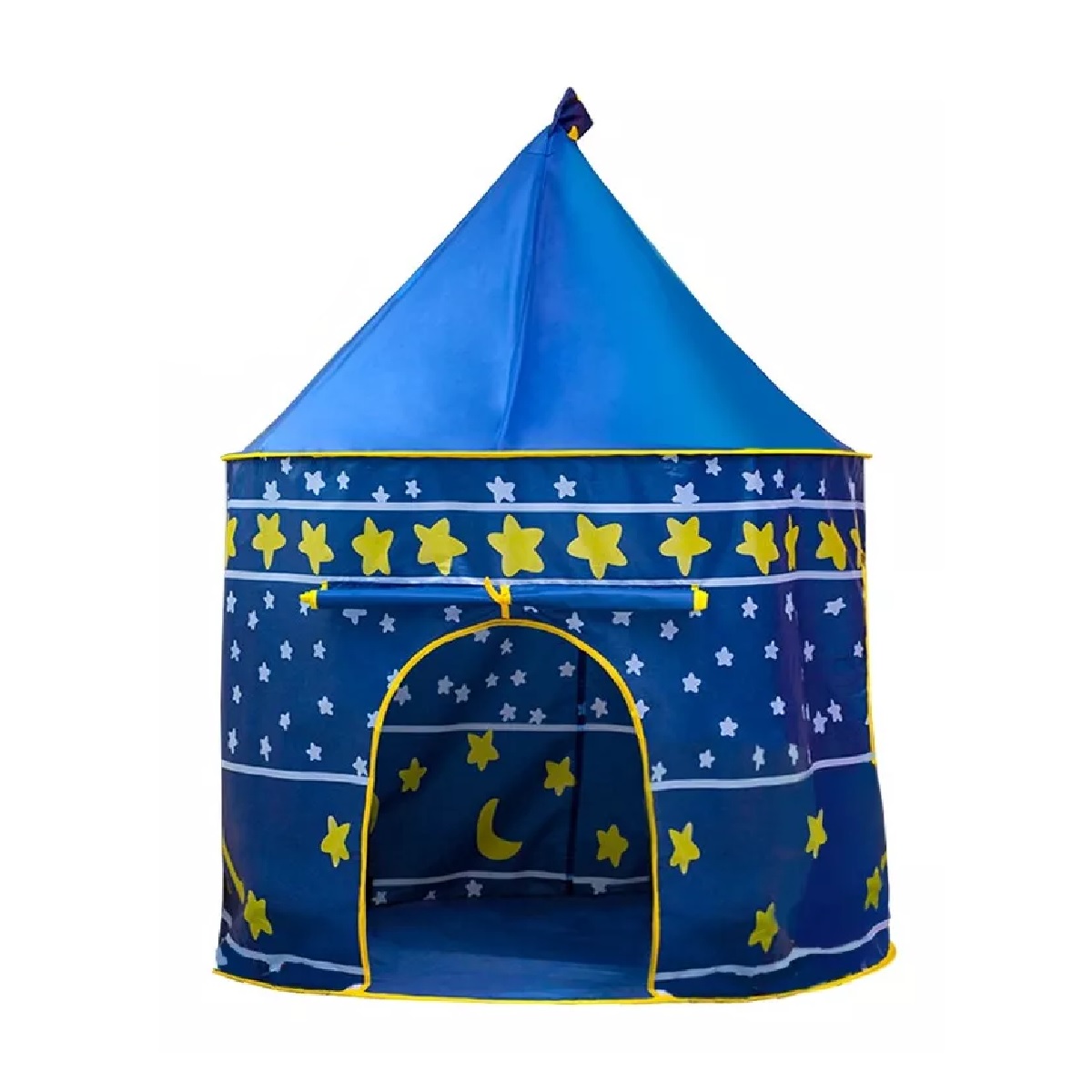 Casa Para Niños Con Luces Juguete Castillo Color Azul.