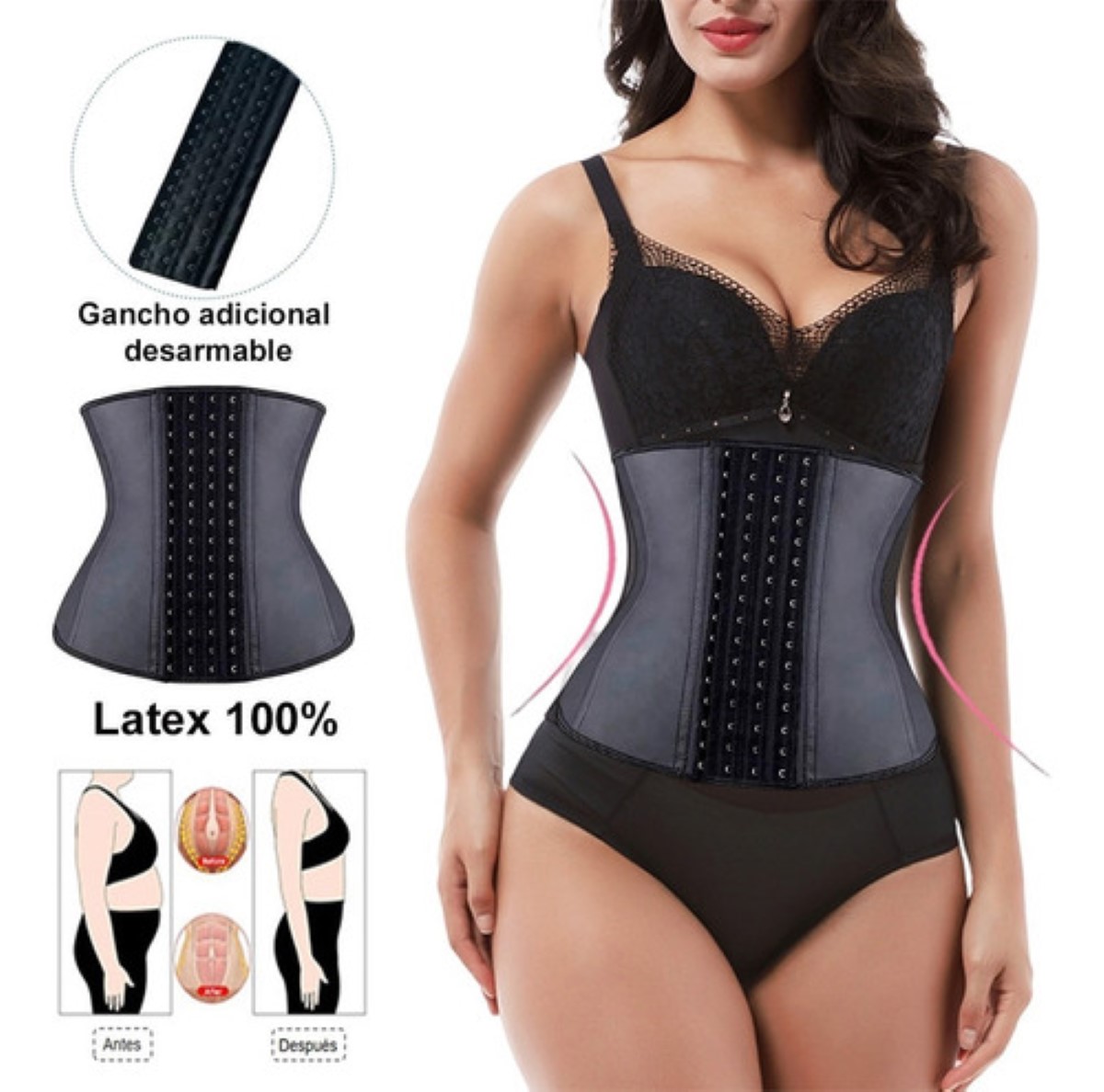 "Faja Reductoras De Latex talla M 69-74 CM  "