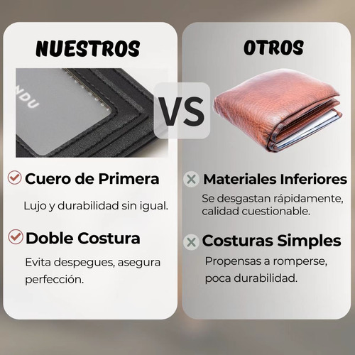 Cartera Para Hombre Billetera Con Gran Capacidad Rfid.