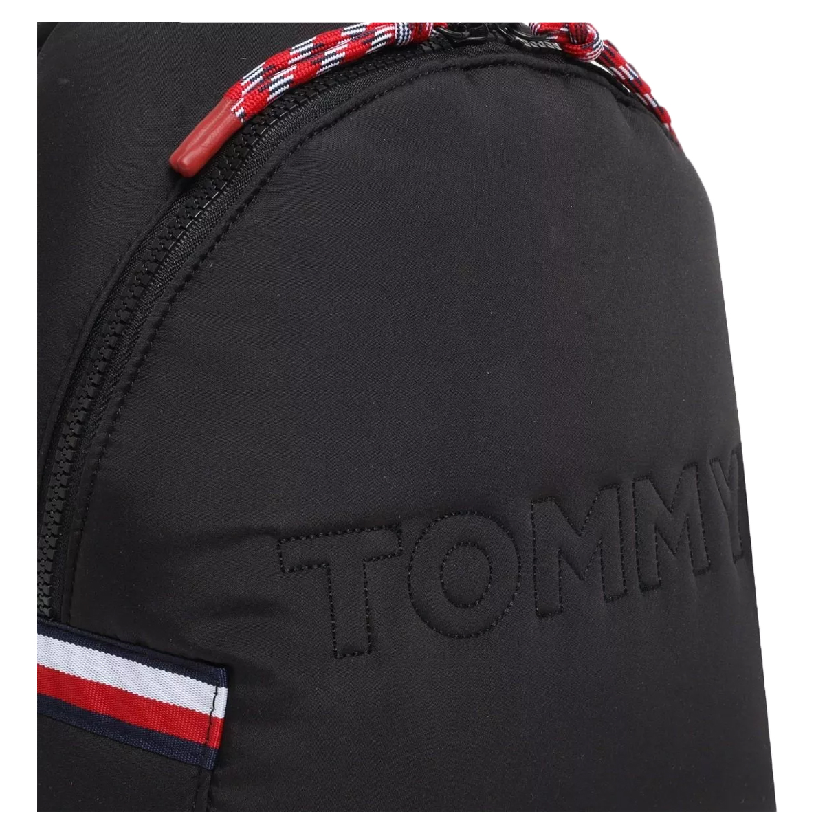 Mochila Backpack Tommy Hilfiger Negro Liso.