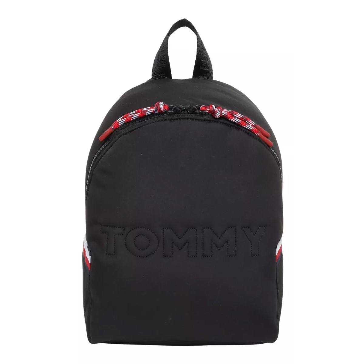 Mochila Backpack Tommy Hilfiger Negro Liso.