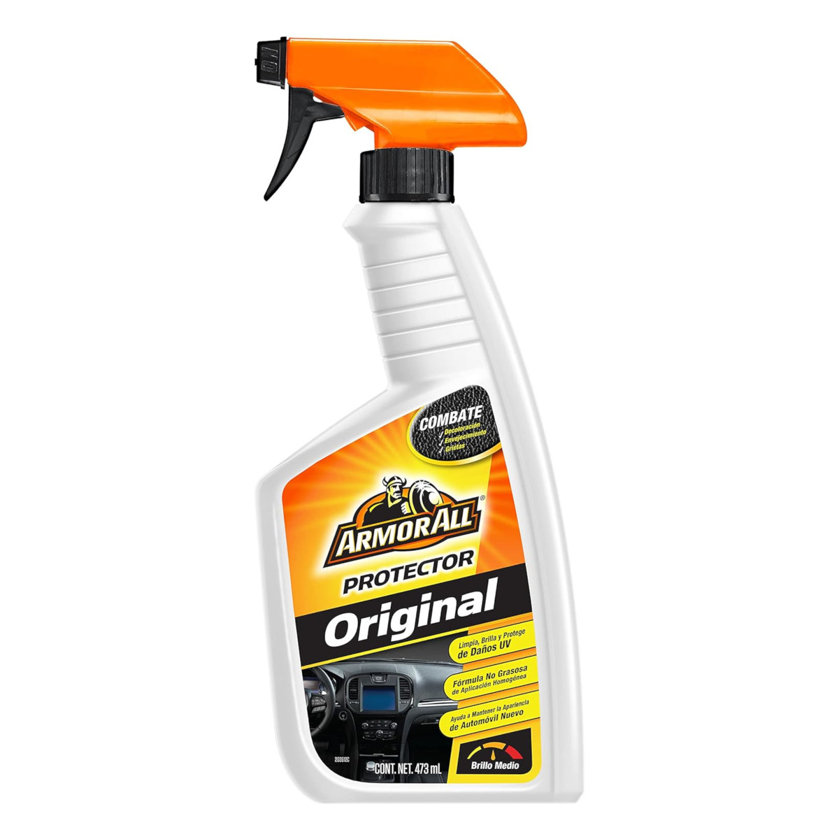 Abrillantador Armor All Brillo Medio Protector 473ml atomizador.