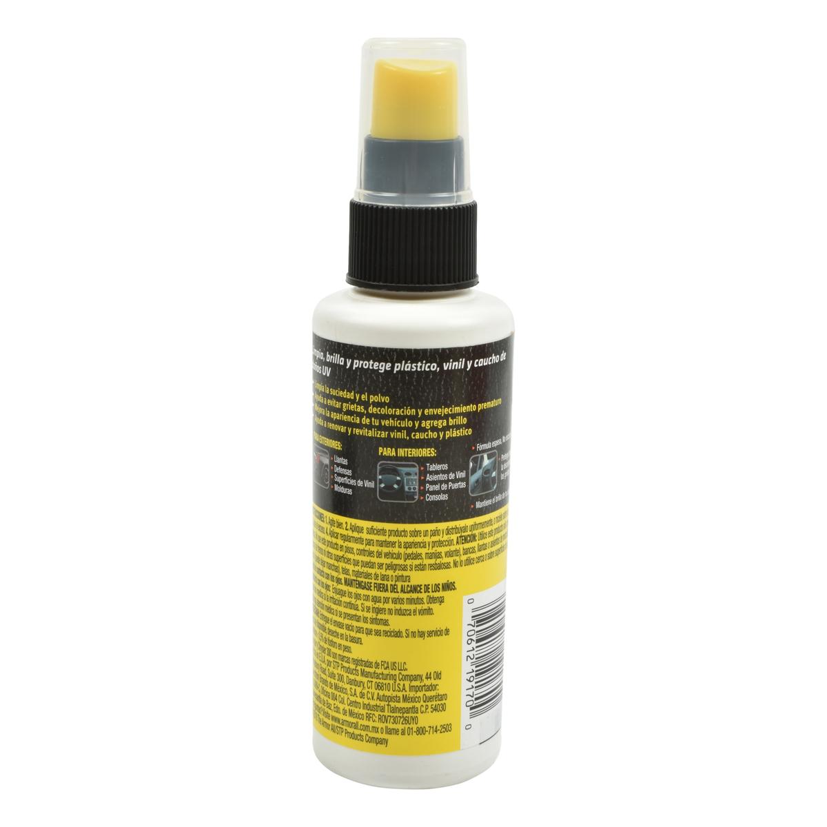 Abrillantador Armor All Brillo Medio Protector 118ml atomizador.
