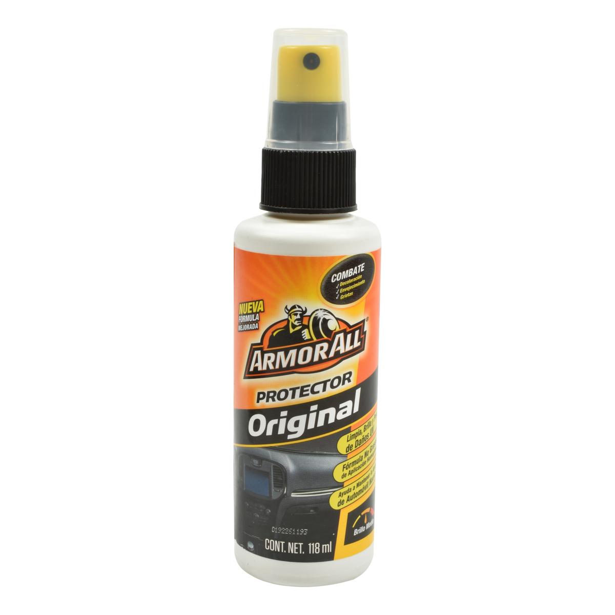 Abrillantador Armor All Brillo Medio Protector 118ml atomizador.