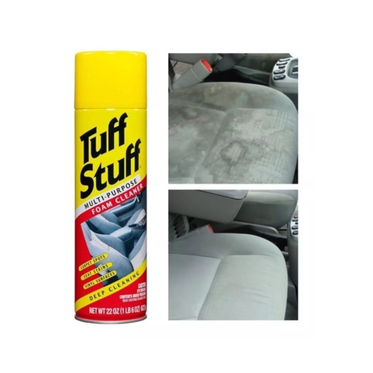 Limpiador multipropósito TUFF STUFF Espuma 623g telas pared.
