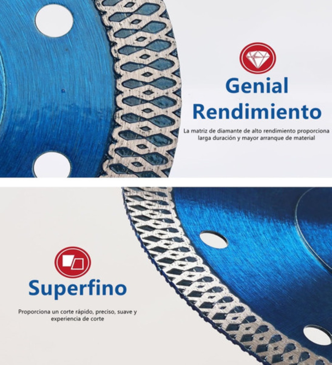 Discos Diamante, Mármol, Granito, Porcelanato, Cerámica 3pcs