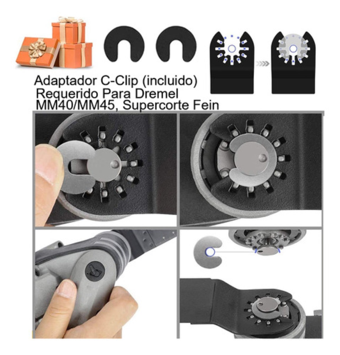 Set 68 Pzs Cuchillas Hoja De Sierra Oscilante Para Madera/metal