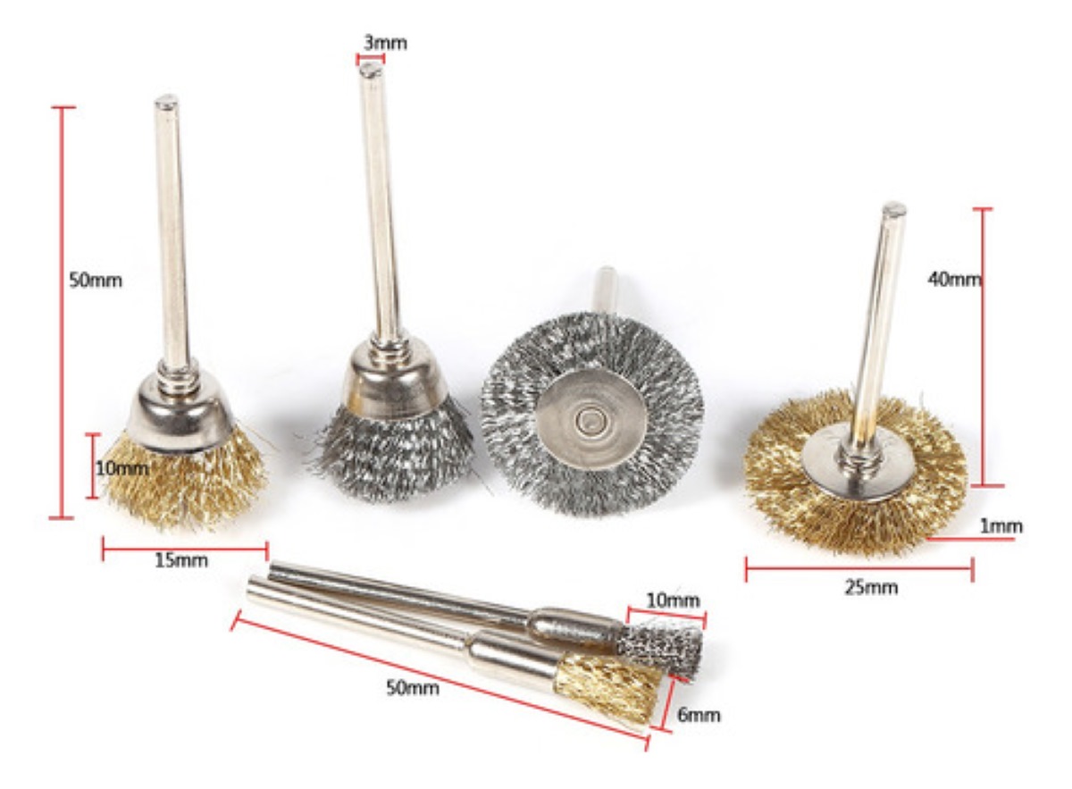 Juego De Cepillos De Alambre Para Mototool Taladro 36pzs