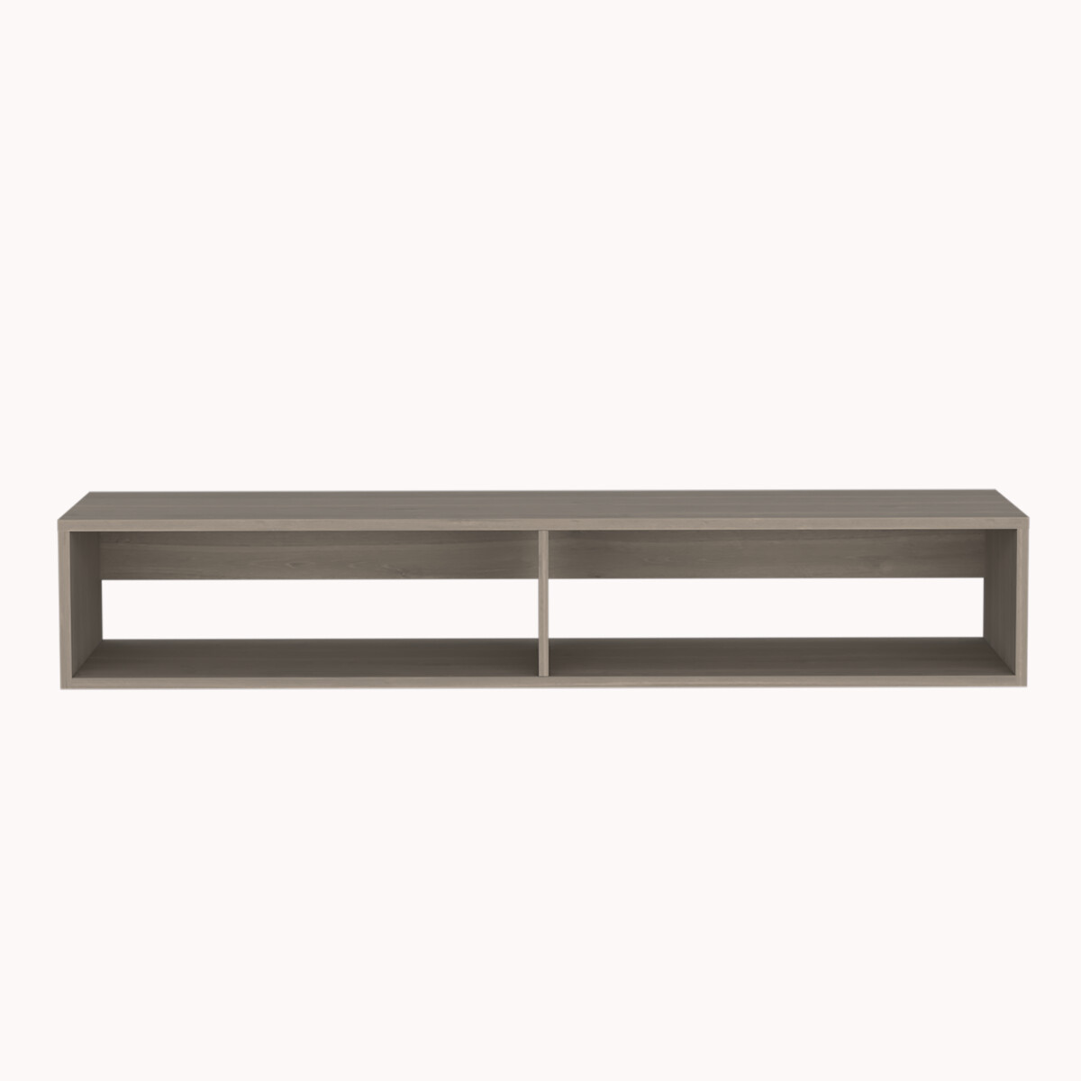 RACK TV ARMABLE TIPO STAND FLOTANTE PARA PANTALLA DE 55 PULGADAS.