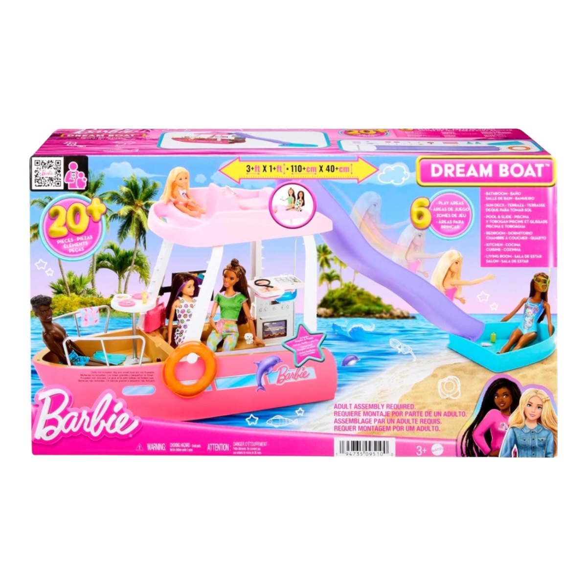 Barbie Set De Juego Bote De Los