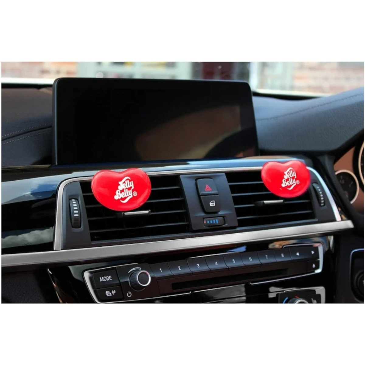 Aromatizante Auto Jelly Belly Very Cherry 12 Piezas Cereza.