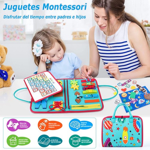 Juguete Tablero Para niños de 1-4 años verde