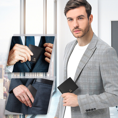 Carteras Para Hombre Con Gran Capacidad Y Protección Rfid.
