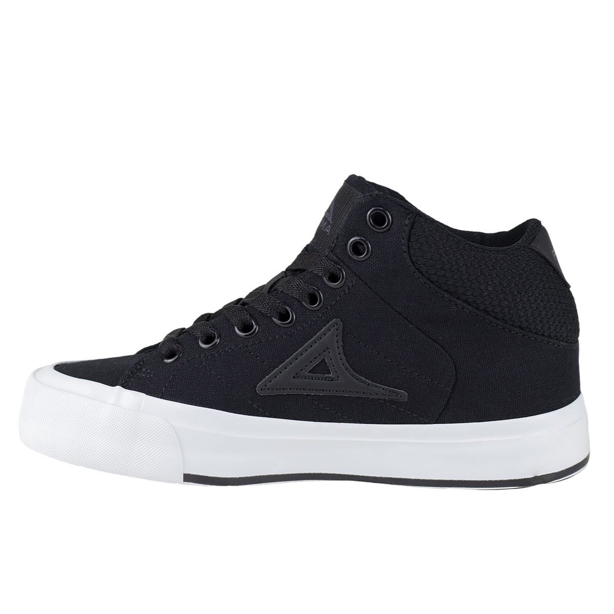 Tenis Pirma Urbano 6033 Negro Blanco Tipo Bota Juvenil Confort.
