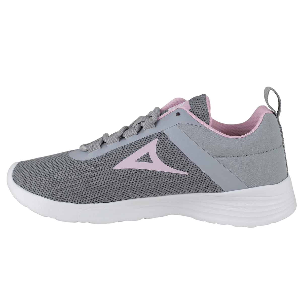 Tenis Running Mujer Pirma 4517 Gris Rosa Deporte Textil Spor.