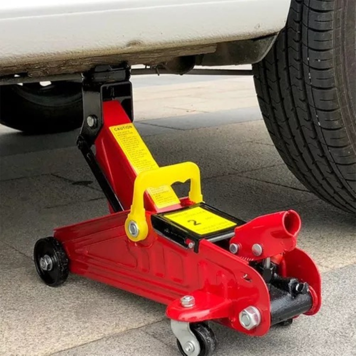 Gato Hidráulico Automotriz Portátil Tipo Patín Estabilidad