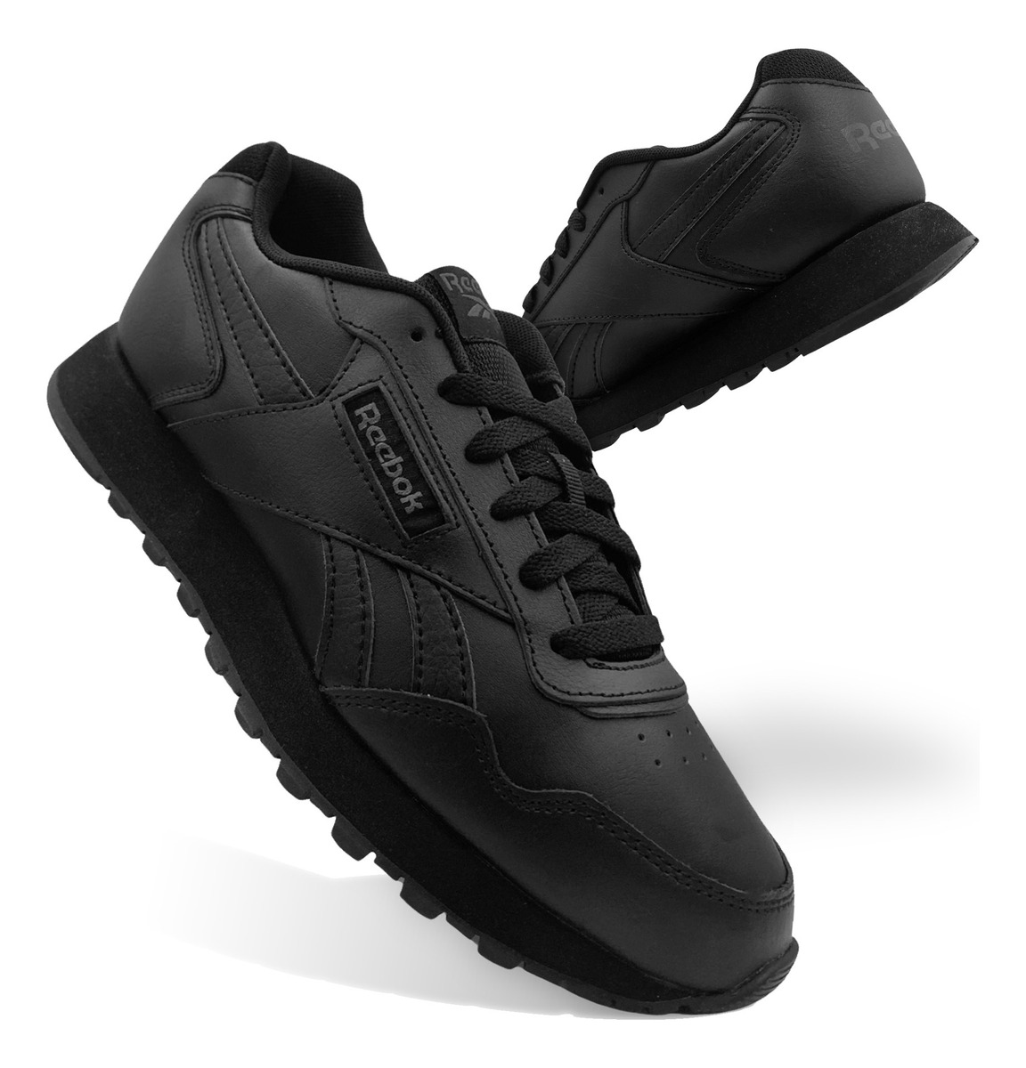Tenis Reebok Negro Glide Gz2323 Para Hombre Casual Clásico.