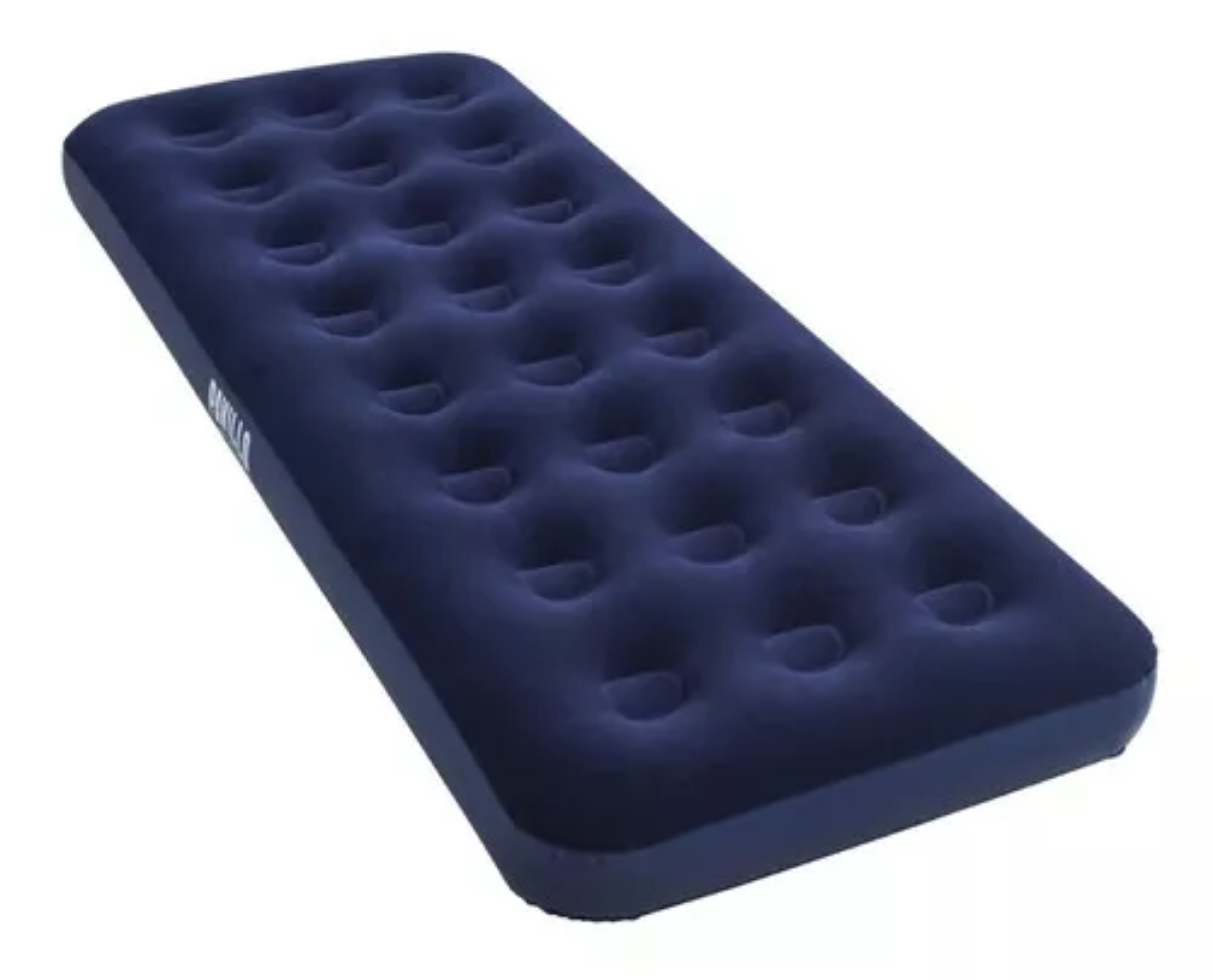 Colchón inflable Bestway 67000 color azul hasta 150kg de 76cm x 185cm x 22cm.