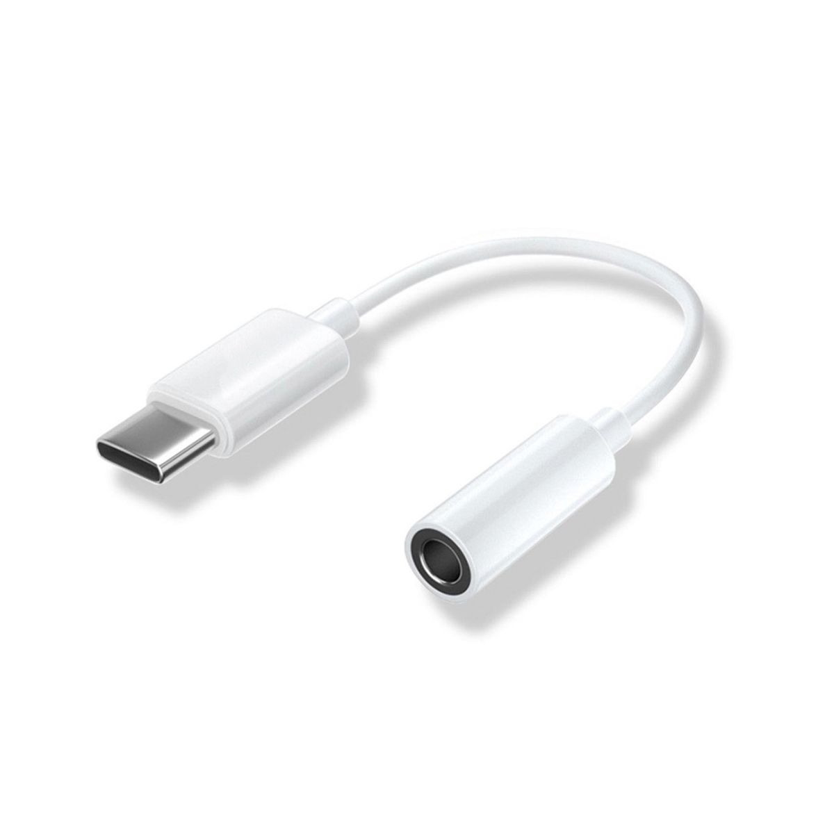 Adaptador USB Tipo C a Salida Auxiliar 3.5mm Para Celular .