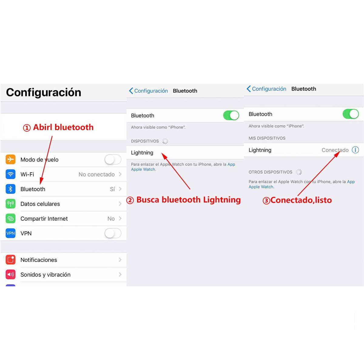 Adaptador Lightning a Auxiliar 3.5mm y Lughtning Audio y Carga Simultanea Compatible Con Iphone.
