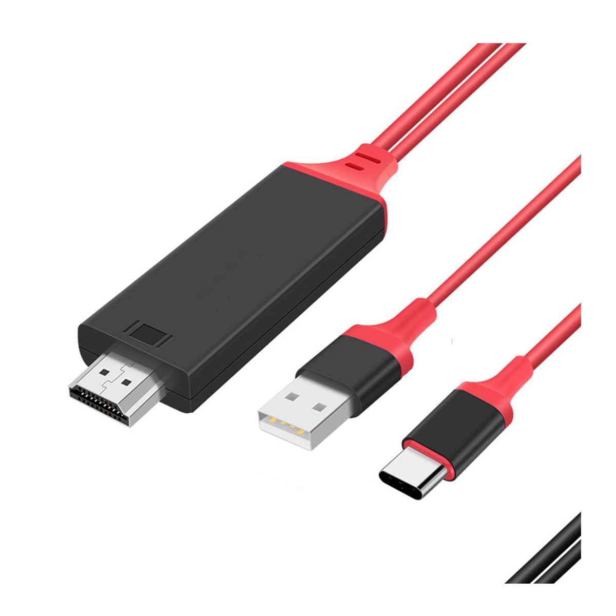 Cable Adaptador De USB Tipo C a HDMI Compatible Con Celulares PC Mac.