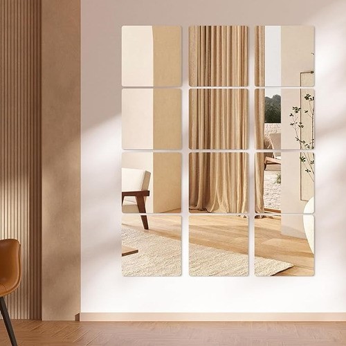 "Espejos Pared Adhesivo Acrílico Decorativos Instillable 16pc "