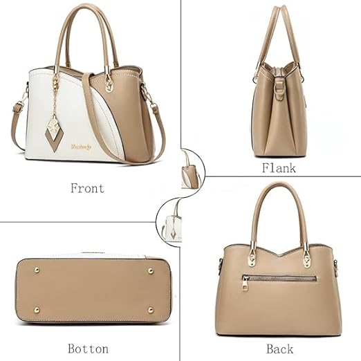 A Bolsas de Tote para Mujer, Bolsos de cuero bolsos para niñas Totas grandes de arma (01).