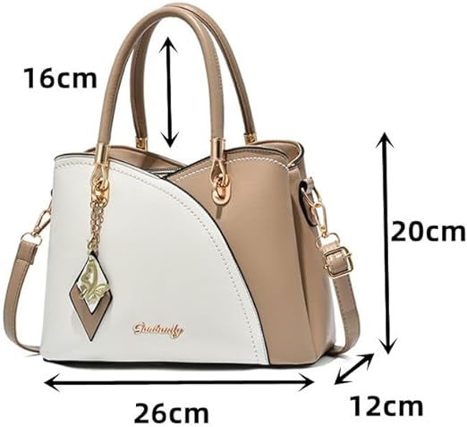 A Bolsas de Tote para Mujer, Bolsos de cuero bolsos para niñas Totas grandes de arma (01).