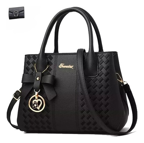 Bolso Mano Tote Bolsa Mochila Mujer Gran Capacidad Ligero negra