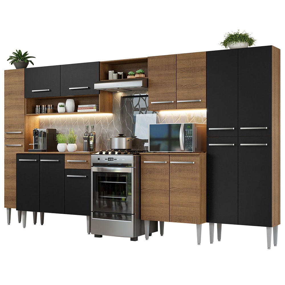 Cocina Integral Completa Modular 325cm Emilly Madesa MNM 02