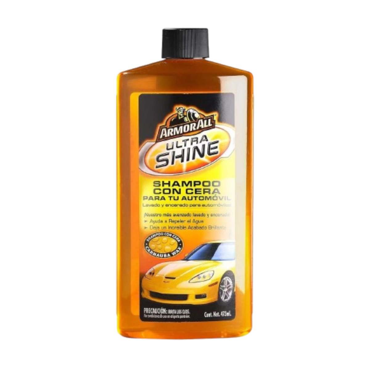 Shampoo y abrillantador Armor All con esponja paño limpieza.