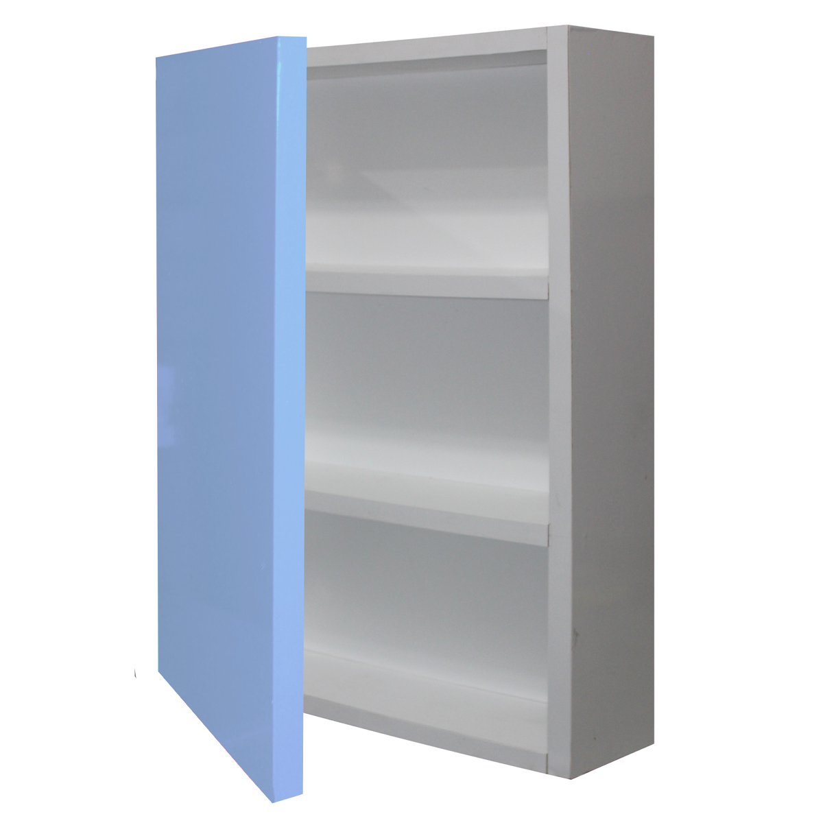 Botiquin Repisa Mdf 50cm Pared Primeros Auxilios Color Azul.